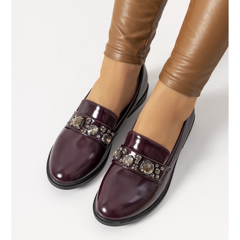 Mocassim marrom Shinn vermelho multicolorido 1