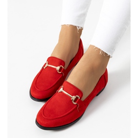 Os mocassins vermelhos da Tracy's 1