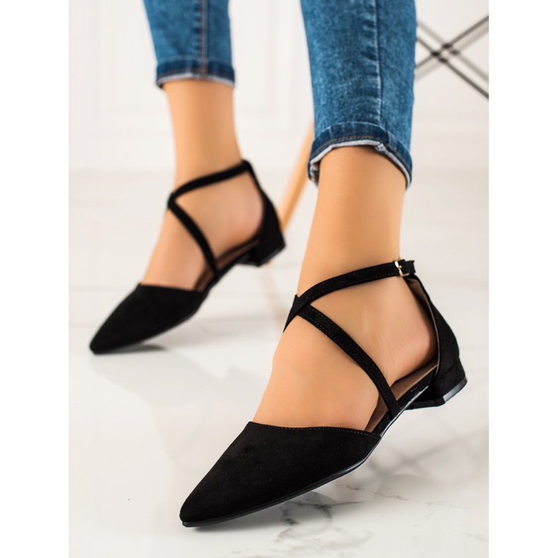 Sabatina Black Pumps In Spitz preto 2