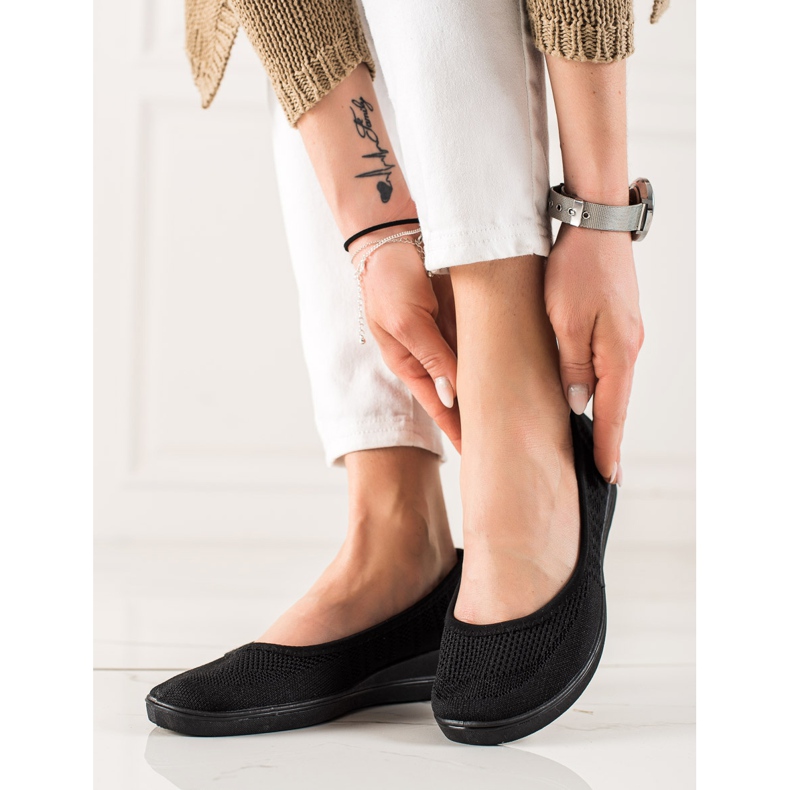 Evento bailarinas pretas confortáveis preto 2