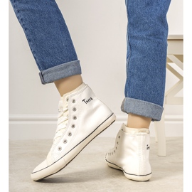 # danificado # Tênis de tornozelo branco de mulher Torna # DANIFICADO # 2