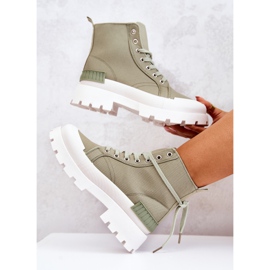 PS1 Botas de Amarração Verde Fiel 1 PS1 Botas de Amarração Verde Fiel 1