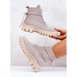 PS1 Botas de camurça amarradas cinza furacão 1