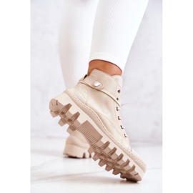 PK1 Botas Marsha Bege Amarradas Caçadores 1