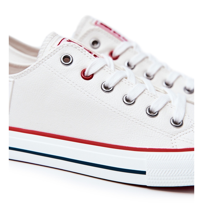 Tênis masculino de couro Big Star JJ174069 branco 1