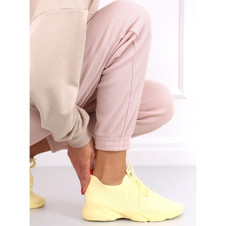 Freto Yellow meias sapatos esportivos amarelo 2