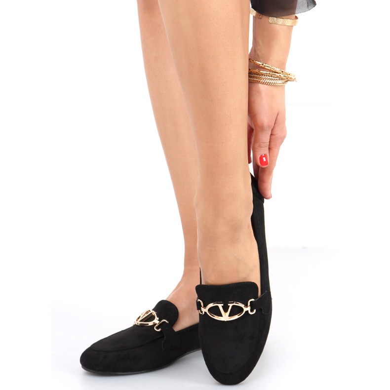 Mocassins femininos Freda Black preto 1