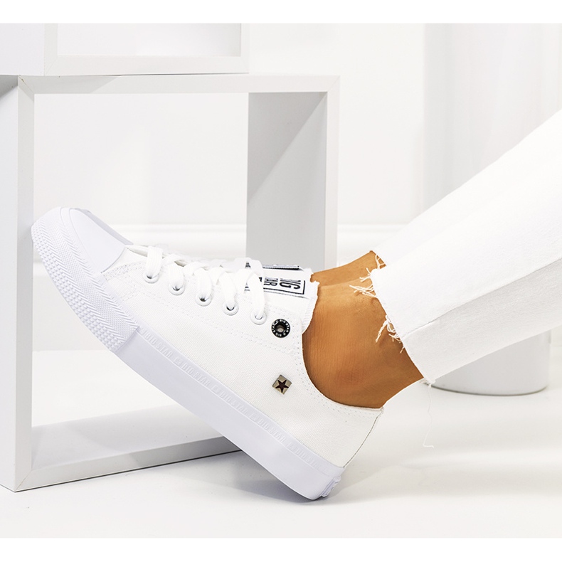 Tênis branco feminino Big Star AA274010 1