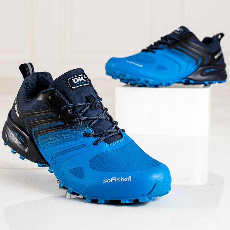 Sapatos de trekking DK preto azul 1