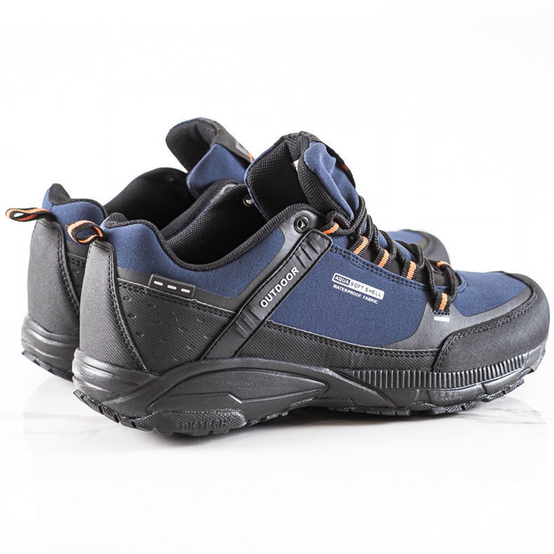 Tênis de trekking masculino DK preto azul marinho 2