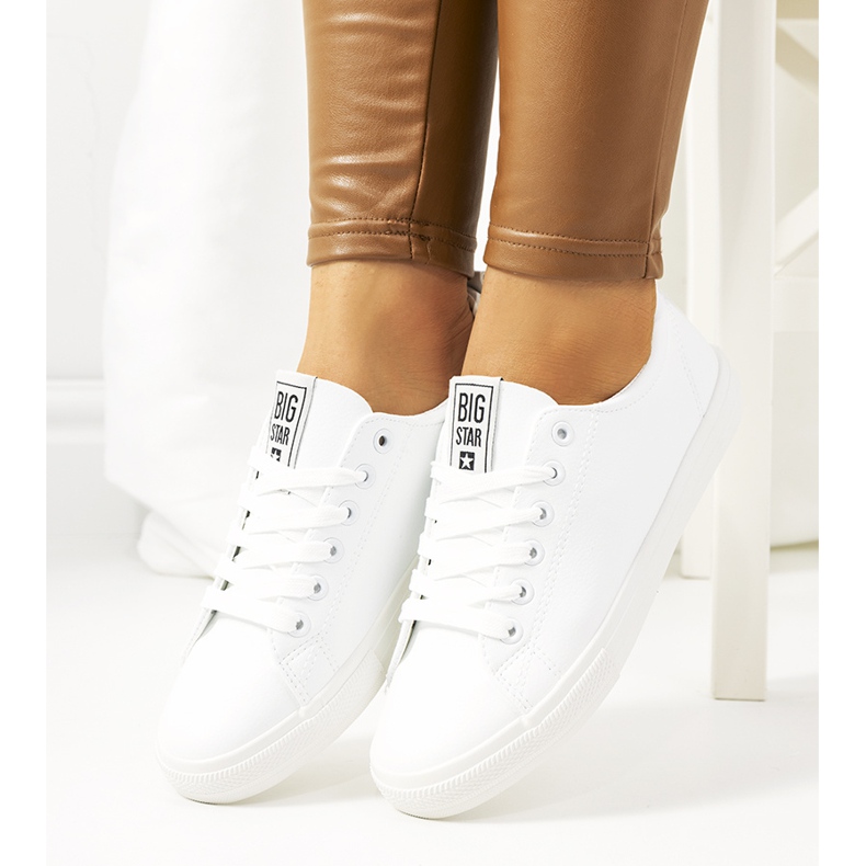 Tênis branco feminino Big Star JJ274311 1