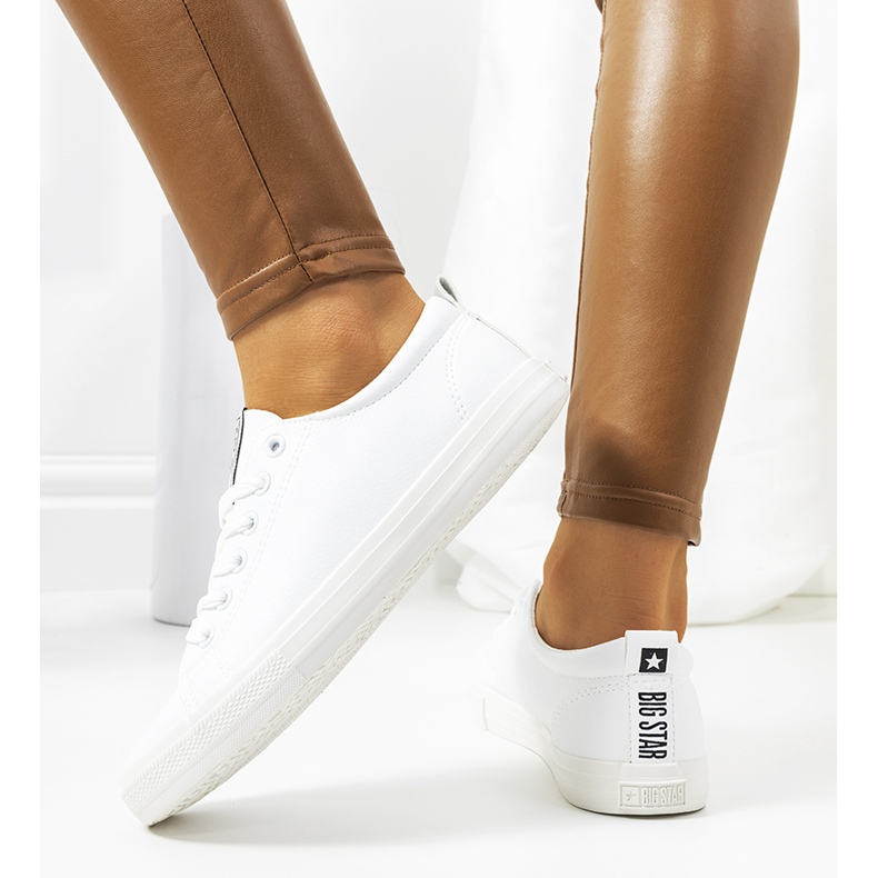Tênis branco feminino Big Star JJ274311 2
