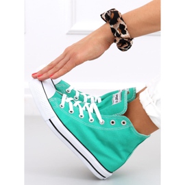 Inga L.GREEN Tênis cano alto verde 1