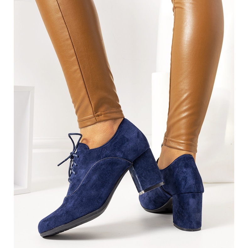 Botins azul marinho no poste Bird azul-marinho 2