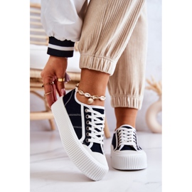 FB2 Tênis baixos na plataforma Black Mischa preto 2