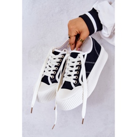 FB2 Tênis baixos na plataforma Black Mischa preto 1