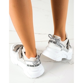 TRENDI Tênis Com Velcro Moda cinza 1 TRENDI Tênis Com Velcro Moda cinza 1