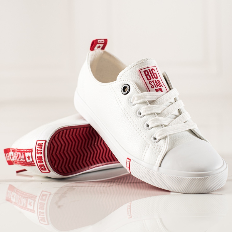 Tênis feminino Big Star GG274005 branco 1