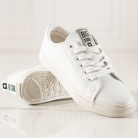 Tênis feminino Big Star JJ274311 branco 1