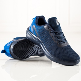 TRENDI Sapatos esportivos masculinos de desempenho azul marinho azul 1
