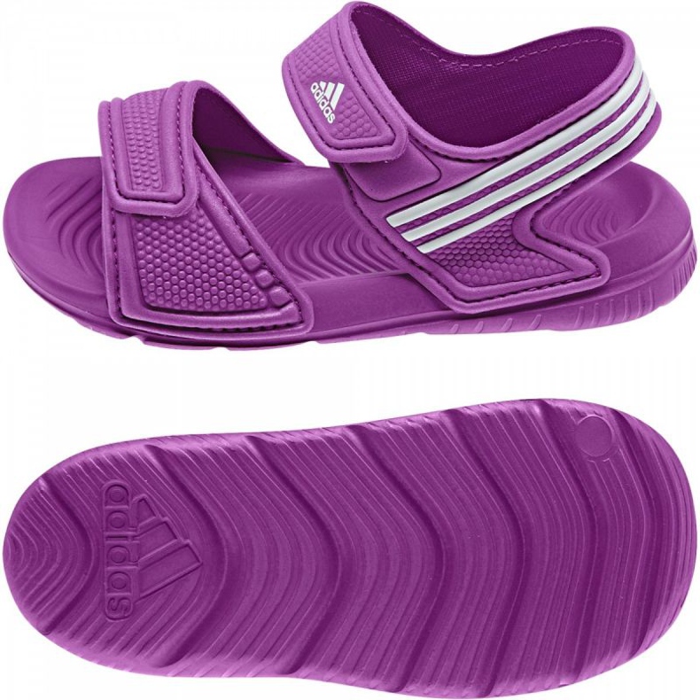 Sandálias Adidas Akwah 9 Kids B40662 roxo azul 1