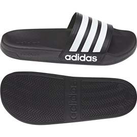 Chinelos Adidas Adilette Shower AQ1701 branco preto 1