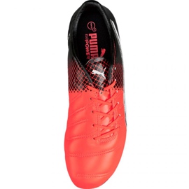 Botas de futebol Puma evoPOWER 1.3 Lth Fg M 103850 01 multicolorido laranja 1