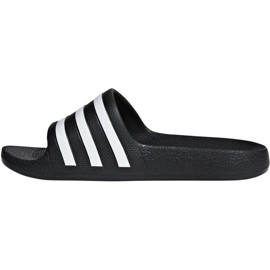 Chinelos Adidas Adilette Aqua K Jr F35556 preto 1
