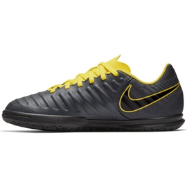 Sapatos de interior Nike Tiempo Legend 7 Club Ic Jr AH7260-070 cinza cinza 1