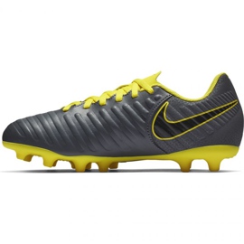 Chuteiras Nike Tiempo Legend 7 Club Mg Jr AO2300-070 preto cinza 1