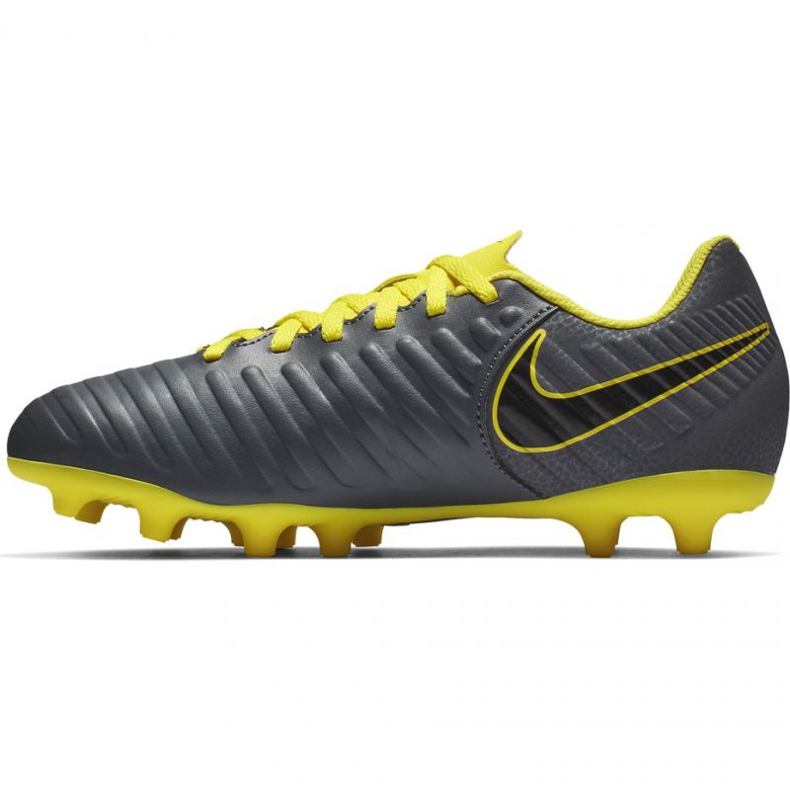 Chuteiras Nike Tiempo Legend 7 Club Mg Jr AO2300-070 preto cinza 1