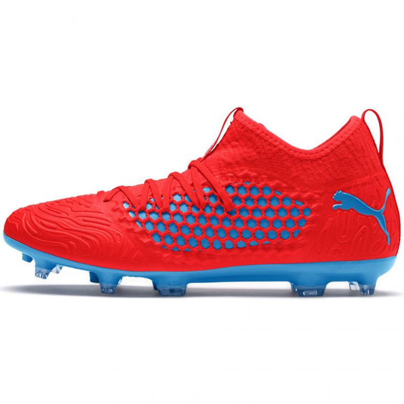 Puma Future 19.3 Netfit Fg Ag M 105539 01 chuteiras vermelho laranjas e vermelhos 1