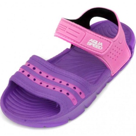 Sandálias infantis Aqua-speed Noli violeta rosa coluna 93 roxo roxo 2