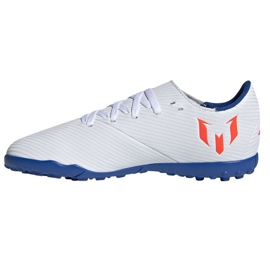 Chuteiras Adidas Nemeziz Messi 19.4 Tf Jr F99929 multicolorido branco 1