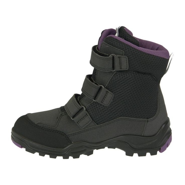 Sapatos de inverno Ecco Xpedition Kids 70464259461 preto roxo cinza 1