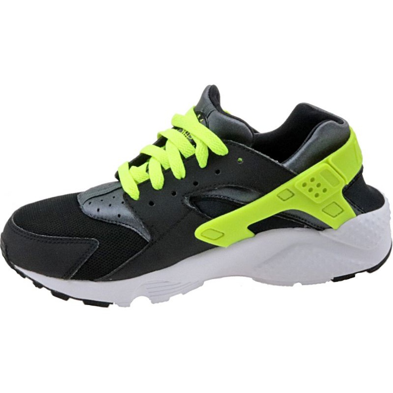 Tênis Nike Huarache Run Gs W 654275-017 preto amarelo 1