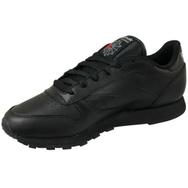 Sapatos Reebok Classic Leather W 3912 preto 1