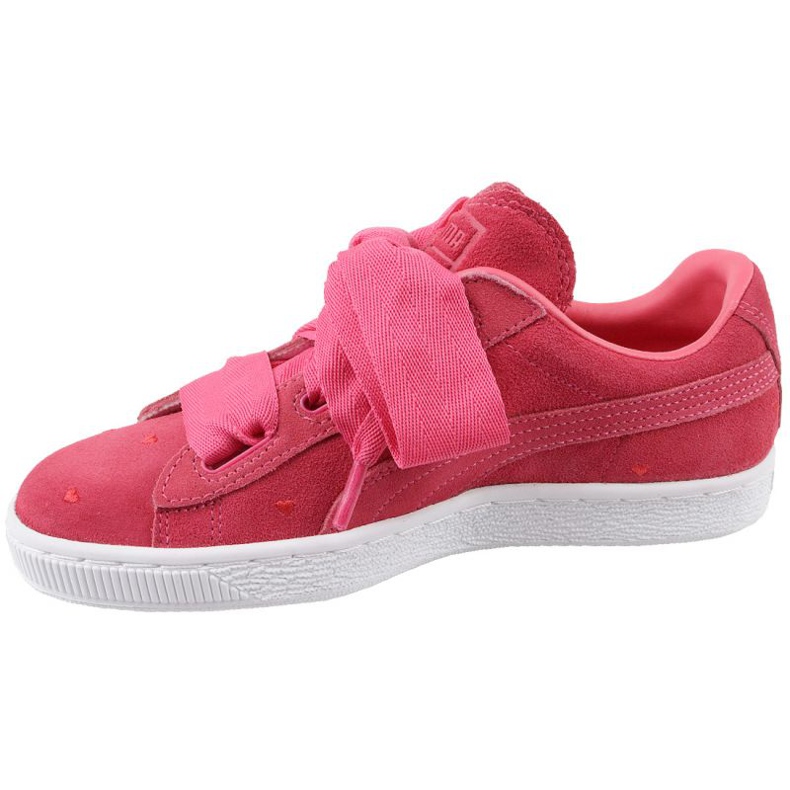 Sapatos Puma Suede Heart Jr 365135-01 vermelho 1