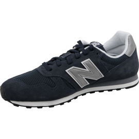 Sapatos New Balance M ML373NAY azul marinho prata cinza 1