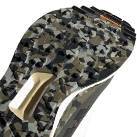 Sapatos de trekking adidas Terrex Free Hiker M EF0774 preto cinza multicolorido verde 1