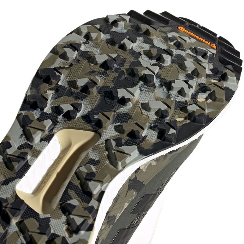 Sapatos de trekking adidas Terrex Free Hiker M EF0774 preto cinza multicolorido verde 1