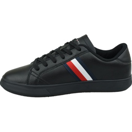 Sapatos Tommy Hilfiger Essential Leather Cupsole M FM0FM02388 Bds preto 1