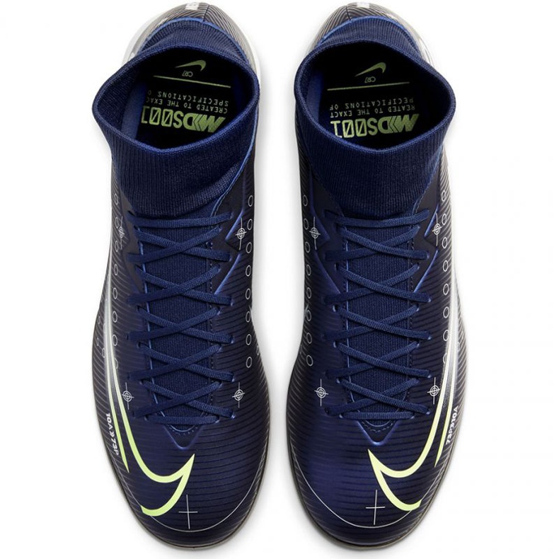 Sapatos de interior Nike Mercurial Superfly 7 Academy Mds Ic M BQ5430-401 azul marinho azul marinho 1