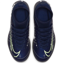 Chuteiras Nike Mercurial Superfly 7 Club Mds Tf Jr BQ5416-401 azul-marinho azul e azul marinho 1