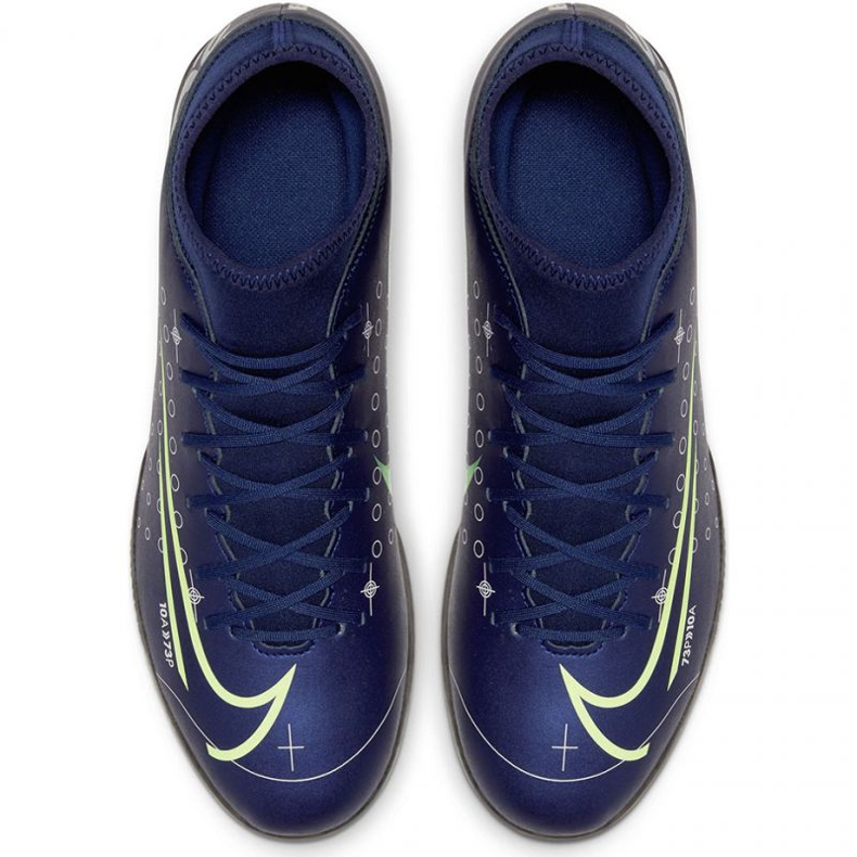 Sapatos de interior Nike Mercurial Superfly 7 Club Mds Ic Jr BQ5417-401 azul marinho azul 1