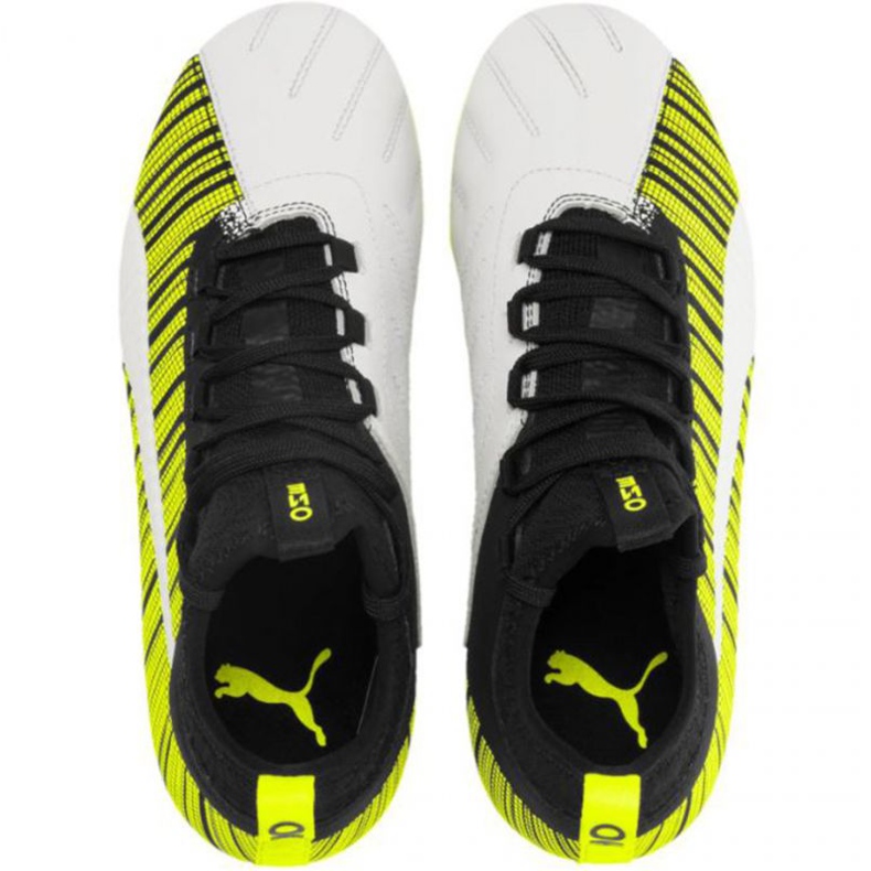 Chuteiras Puma One 5.3 Fg Ag Jr 105657 03 amarelo amarelo 1