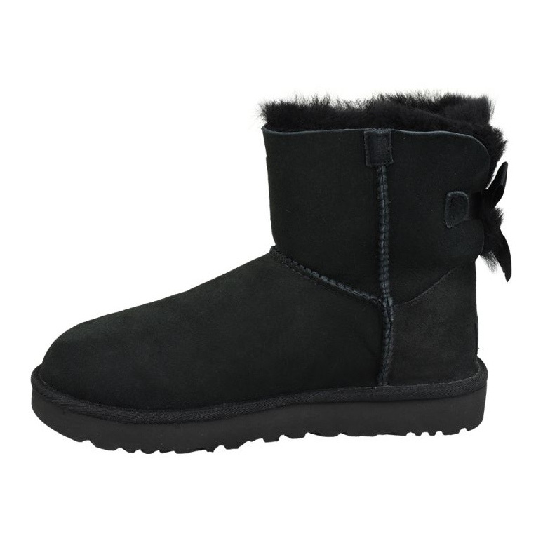 Sapatos Ugg Mini Bailey Bow Ii W 1016501-BLK preto 1 Sapatos Ugg Mini Bailey Bow Ii W 1016501-BLK preto 1