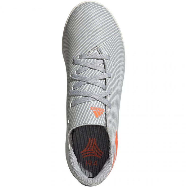Chuteiras Adidas Nemeziz 19.4 In Jr EF8307 multicolorido tons de cinza 1