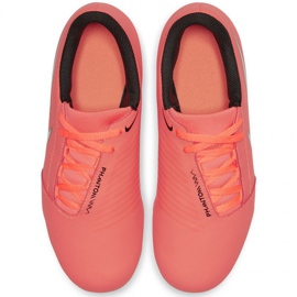 Chuteiras Nike Phantom Venom Club Fg Jr AO0396-810 laranja laranjas e tintos 1