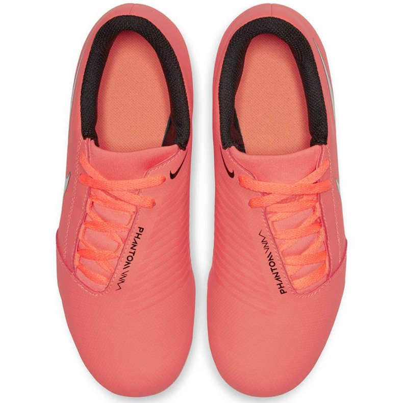 Chuteiras Nike Phantom Venom Club Fg Jr AO0396-810 laranja laranjas e vermelhos 1